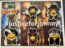 Justice For Johnny Amazon Peccy Pin Set Johnny Depp picture