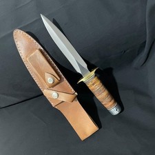 Handmade D2 Steel Bowie Daggers (2 Pair Set) High Polish Blade + Sheaths HDP024✅ picture