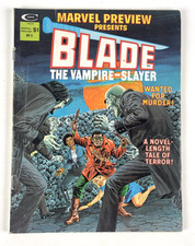Marvel Preview #3 1975 Origin of Blade The Vampire Slayer 1st Appearances Key picture