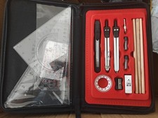 Bargain drafting set in zipper case NEW Shipping Included picture