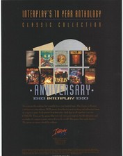 Interplay 10th Anniversary Multi-Game Print Ad/Poster Art PC Big Box picture