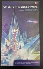 English Guide Disneyland Paris & Disney Adventure World Full Map New 2026 picture