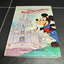 Vintage 1972 Walt Disney World Mickey Mouse Hallmark Pop-Up Book Dean Walley picture