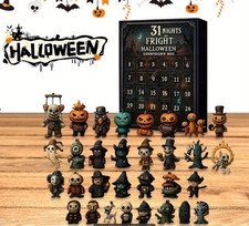 31 Nights of Fright Halloween Advent Calendar Countdown Blind Box Mini Figures- picture