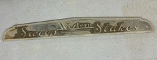 🏁 1935 Seeburg Western Sweepstakes Trade Stimulator – Rare Pre-War Sign Topper picture