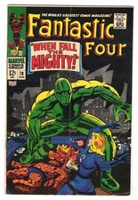 Fantastic Four 70 1968 Marvel Comics F- 5.5 Mad Thinker Crystal Human Torch picture