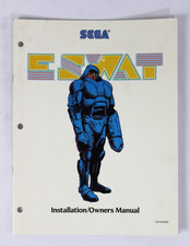 Sega Eswat Arcade Game Installation / Owner's Manual picture