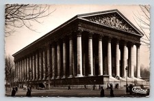 Vintage RPPC Paris Église de la Madeleine Real Photo Postcard Chantal picture
