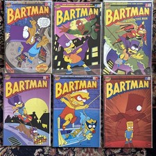 Bartman #1 (Silver Foil),2,3,4,5,6 Bongo Comic Books 1993 NM Simpsons picture