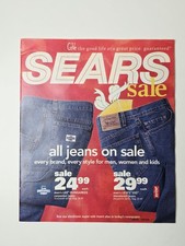 Sears 2000 All Jeans Sale Craftsman Tools Holiday Circular Catalog 64 Pgs Levis picture