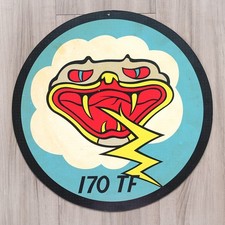 170th Military Tactical Fighter Squadron Mascot Insignia llinois Air Nat'l Guard picture