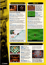EGM Donkey Kong Country 3 FIFA 97 Gearheads Vintage Magazine Print 1996-97 picture
