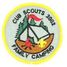 2002 Cub Scouts Family Camping Patch Boy Scouts BSA picture