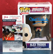 Funko Pop Jeopardy 776 Alex Trebek Signed Autographed JSA COA 2019 W/ Protector picture
