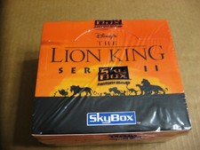 The Lion King Series 2 Factory Sealed Box Trading Cards 1994 Skybox 36 Packs NEW picture