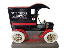 RARE ERTL Texaco 1905 Ford 1st Delivery Truck Diecast Locks Coin Bank #4 9321UO picture