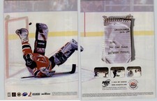 NHL 98 Sega Genesis SNES PS1 Hockey Video Game Art 1997 Vintage Print Ad Poster picture