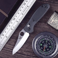 Small Size Carbon Fiber Handle Axis Lock Damascus Steel Blade Pocket Knife fold picture
