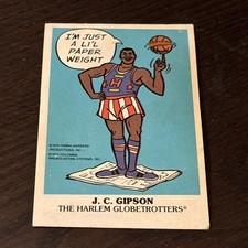 1974 Wonder Bread Hanna-Barbera Magic Tricks Globetrotters J.C. Gipson Card #5 picture