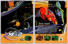 Extreme G 2 Futuristic Velocity Racing Nintendo 64 1998 2Page Advertisement picture