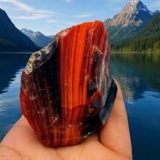 Natural Raw Bloodstone Jasper 800–900 Carat Healing Crystal Mineral Stone picture