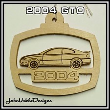 2004 Pontiac GTO wood ornament picture