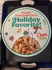 Snoopy Peanuts Holiday Chex Mix Tin 2025 Collectible Brand New Limited Edition picture