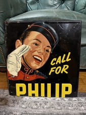 Phillip Morris Johnny Tobacco Cigarette Advertising Sign picture