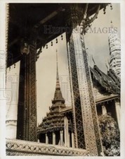 1962 Press Photo Wat Phra Kao Temple of the Emerald Buddha in Bangkok, Thailand picture