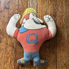 VTG Quaker Oats Quake Cereal Mascot Plush Doll 10.5” Advertising Toy picture