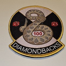 USAF Diamondbacks 100 F-16 Pilot Shoulder Patch picture