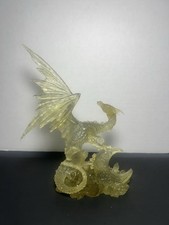 Andrew Bill Clear Dragon Statue Figurine Signed TDS 2002 Limited #'d 2000 Read picture