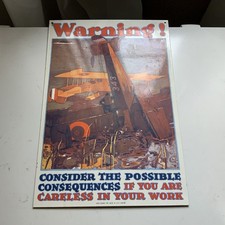 1988 Rare Aviation Sign Porcelain/Enamel Vintage Andy Rooney War Airplane Crash picture