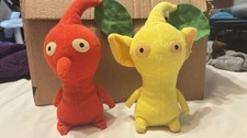 Banpresto Yellow & Red Pikmin Plushies Set of 2 picture