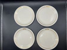 USAIR US AIR Vintage First Class Desert Plate Lot of 4 Mayer China Gold Trim VG+ picture