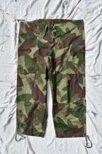 Deadstock Vtg 1954 TAWO Belgian Army Brushstroke Camouflage Para Pants BIG picture