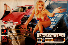 Psygnosis Destruction Derby PlayStation PC CD-ROM Magazine Ad 1995 picture