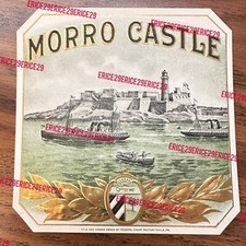 Rare Morro Castle ? Cigar Box Label by Federal Cigar Factory Philadelphia, PA picture
