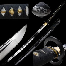 Musashi Silver Shirakawa Series Infinity Rings Hand Forged Samurai Katana Sword picture
