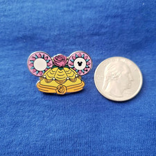 Disney Hidden Mickey Belle Beauty and the Beast Ear Hat Disneyland Pin 2024 picture