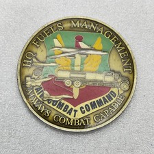 USAF ANCOMBAT COMMAND HQ FUELS MANAGEMENT CHALLENGE COIN picture