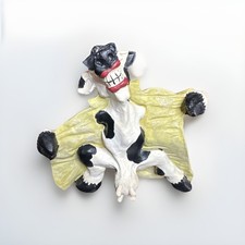 Vintage Cast Art Industries The Flasher Cow Figurine 1994 Udderly Naughty picture