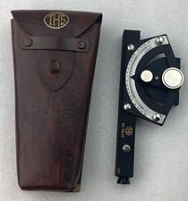Vintage Charvoz Carsen  peep sight level  Plotting Instrument & Dietzgen Case picture