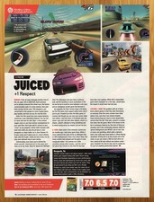 2005 Juiced PS2 Xbox Vintage Print Ad/Poster Car Racing Video Game Promo Art 00s picture