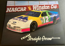 1995 Derrike Cope #12 Mane 'n Tail Ford Thunderbird - NASCAR Hero Card Handout picture