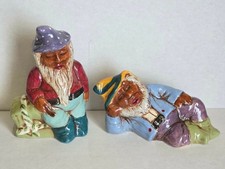 Rick Wisecarver Old Guys 1990s Salt and Pepper Shakers Set picture