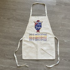 Vintage Heileman's Old Style Beer Canvas Apron Shirt Alcohol Memorabilia picture