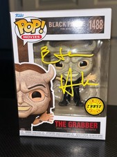 Funko Pop Black Phone The Grabber horror Chase signed by Ethan Hawke Beckett Wit picture