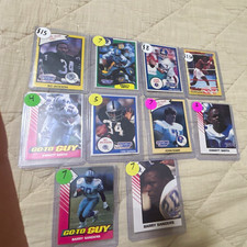 Starting Lineup Go-To Guy/Rookie Year 1990 10-Card Lot Bo Jackson + More picture