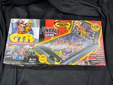 Crash Bandicoot CTR Team Racing Electronic Pinball Machine Tabletop Game 1999 picture